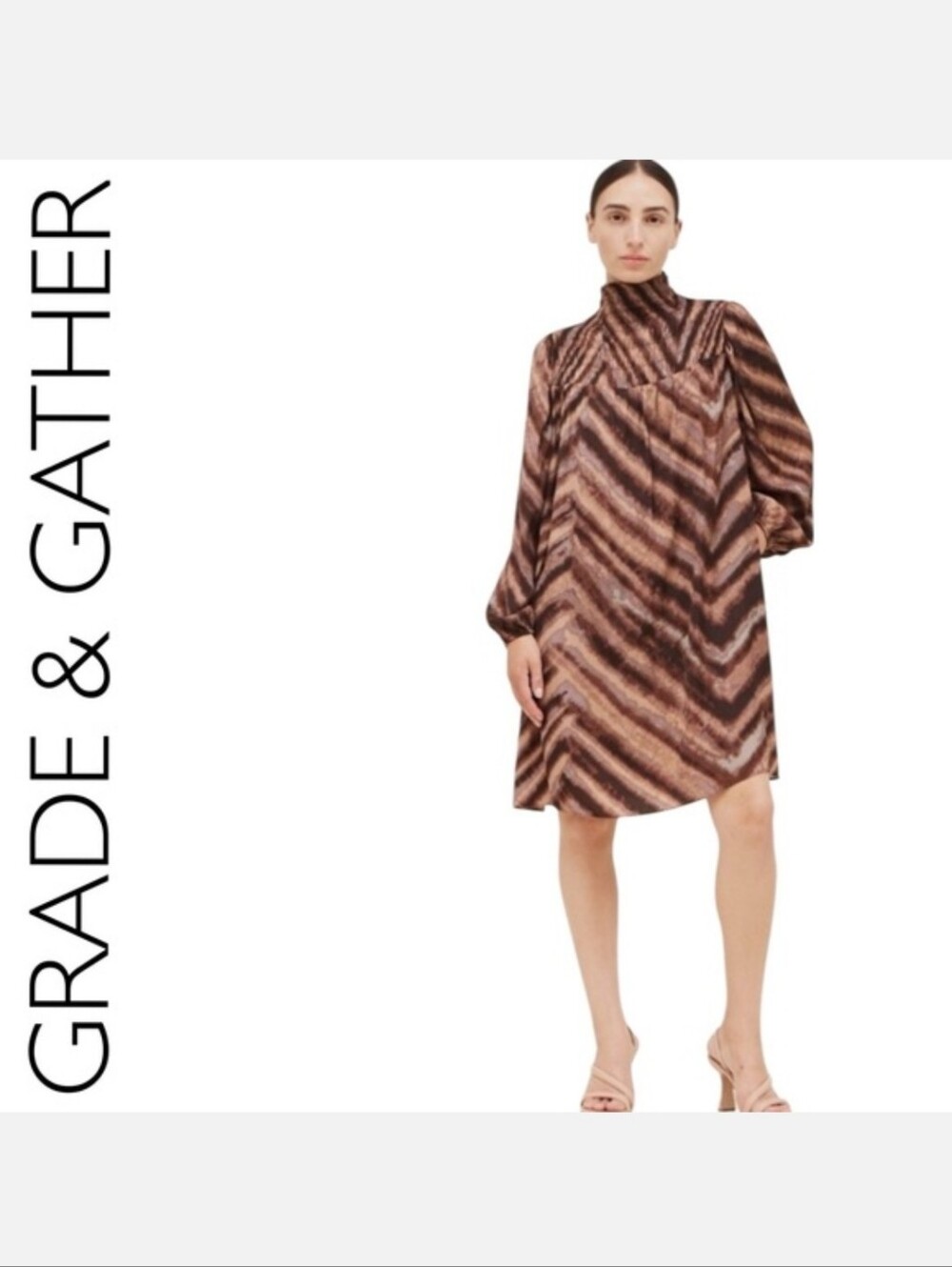Grade & Gather Allana Dress in Quartz - NWT - Large